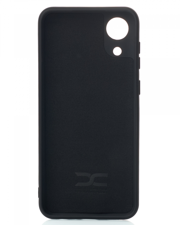 Силиконовый чехол SOFT Silicone Case для Samsung A03 Core (без лого) черный