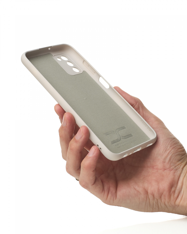 Силиконовый чехол SOFT Silicone Case для Samsung A03S (без лого) серый