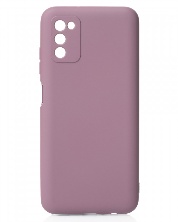 Силиконовый чехол SOFT Silicone Case для Samsung A03S (без лого) лаванда