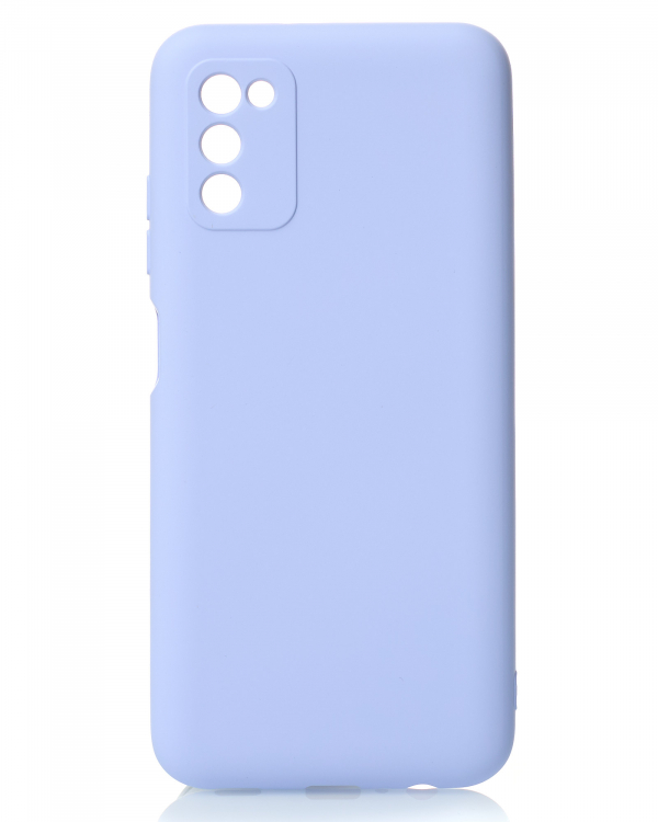 Силиконовый чехол SOFT Silicone Case для Samsung A03S (без лого) фиалковый