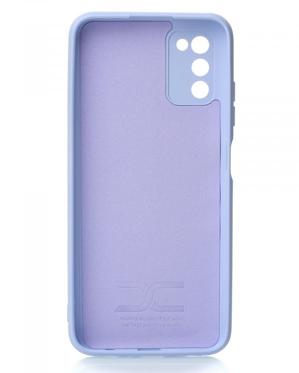 Силиконовый чехол SOFT Silicone Case для Samsung A03S (без лого) фиалковый