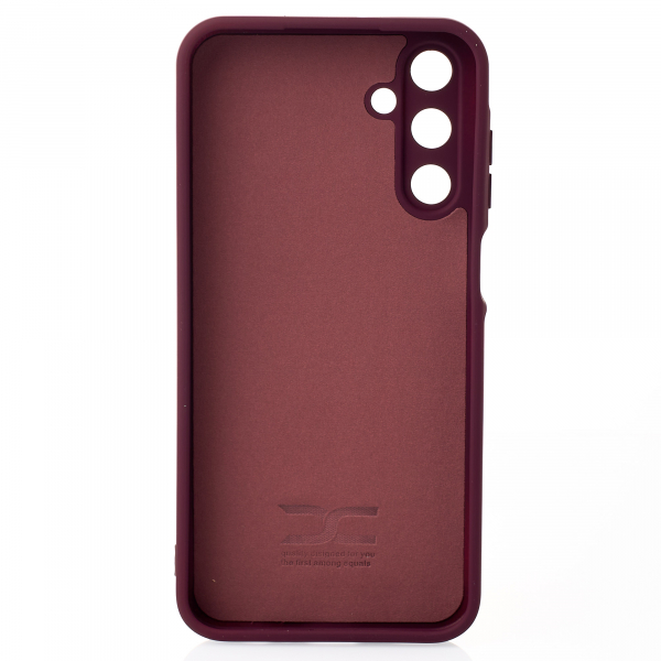 Силиконовый чехол SOFT Silicone Case для Samsung M35 (без лого) бордовый