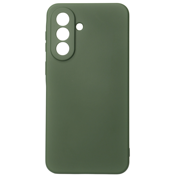 Силиконовый чехол SOFT Silicone Case для Samsung A57 (без лого) темно-зеленый