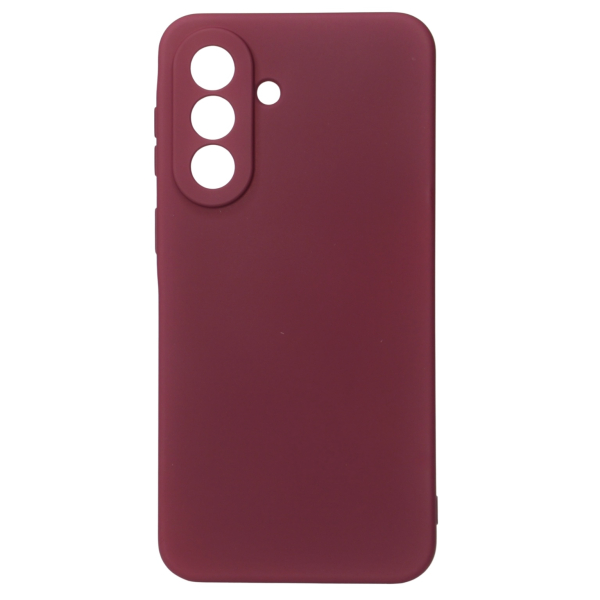 Силиконовый чехол SOFT Silicone Case для Samsung A57 (без лого) бордовый