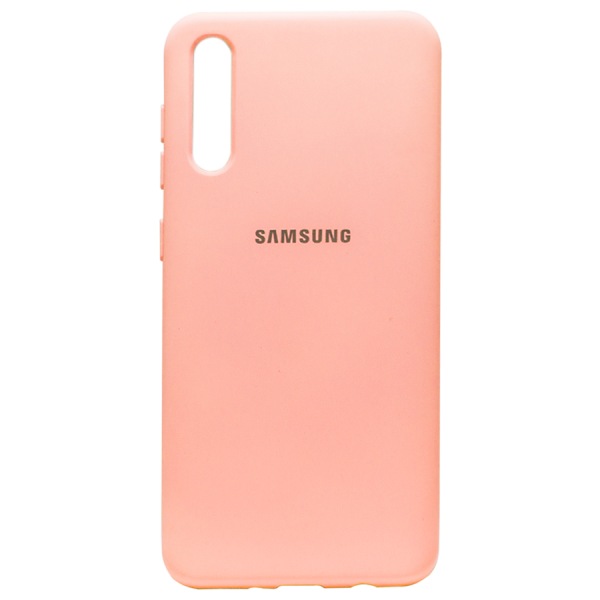 Силиконовый чехол SOFT Silicone Case для Samsung M11/A11 HQ (с логотипом) персик