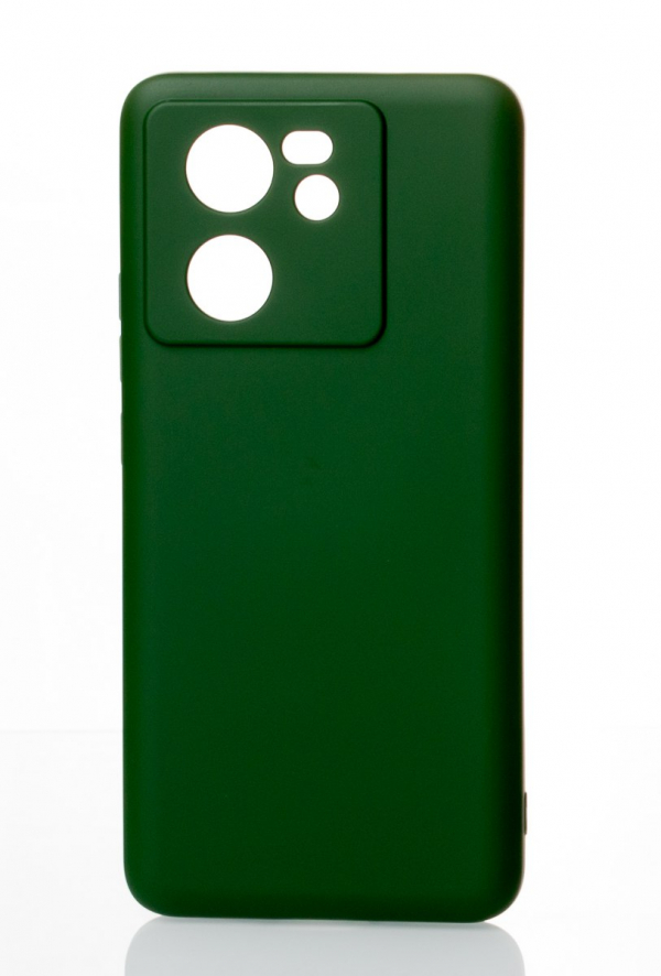 Силиконовый чехол SOFT Silicone Case для Xiaomi 13T (без лого) темно-зеленый