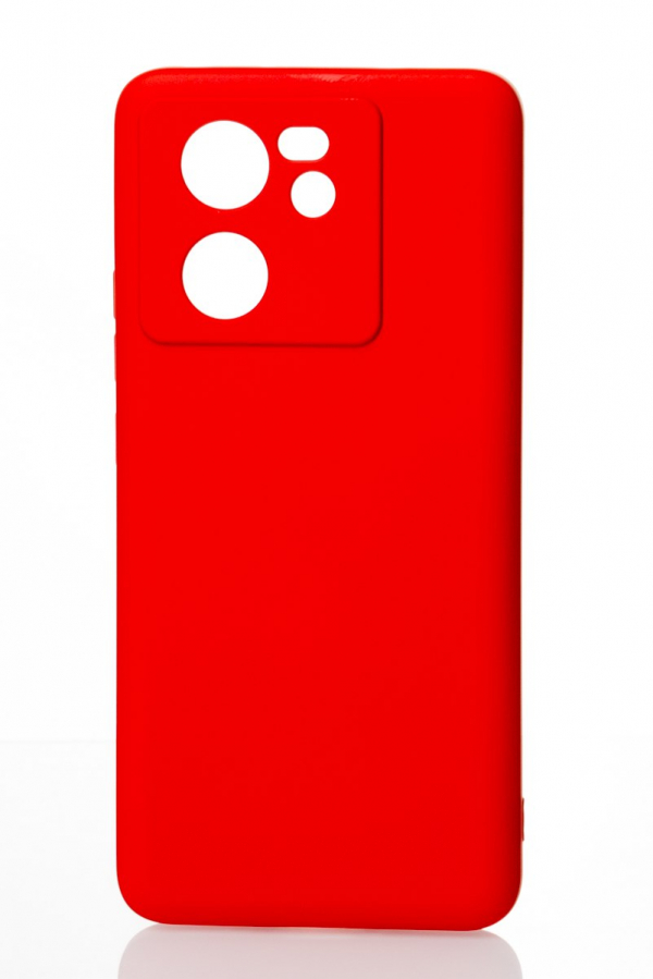 Силиконовый чехол SOFT Silicone Case для Xiaomi 13T (без лого) красный