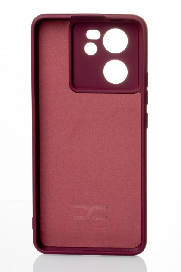 Силиконовый чехол SOFT Silicone Case для Xiaomi 13T (без лого) бордовый