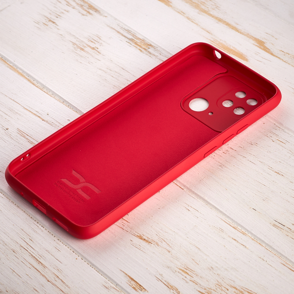Силиконовый чехол SOFT Silicone Case для Xiaomi Redmi 10A (без лого) красный