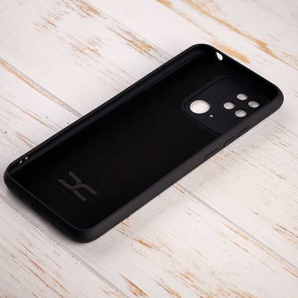 Силиконовый чехол SOFT Silicone Case для Xiaomi Redmi 10A (без лого) черный