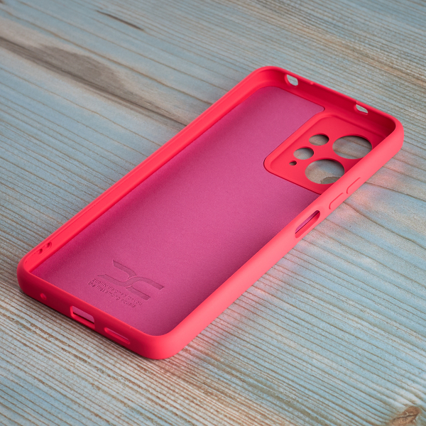 Силиконовый чехол SOFT Silicone Case для Xiaomi Redmi Note 12 4G (без лого) малиновый