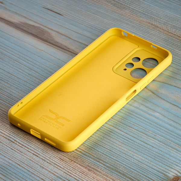 Силиконовый чехол SOFT Silicone Case для Xiaomi Redmi Note 12 4G (без лого) лимонный