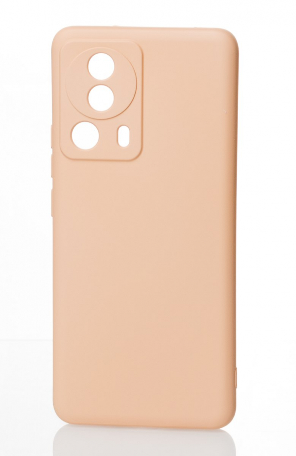 Силиконовый чехол SOFT Silicone Case для Xiaomi 13 Lite (без лого) пудра