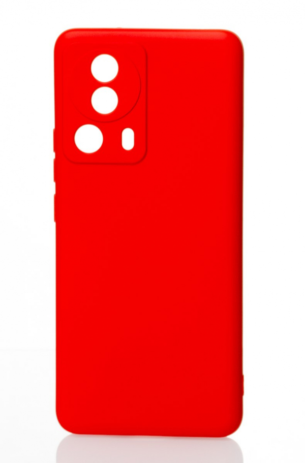 Силиконовый чехол SOFT Silicone Case для Xiaomi 13 Lite (без лого) красный
