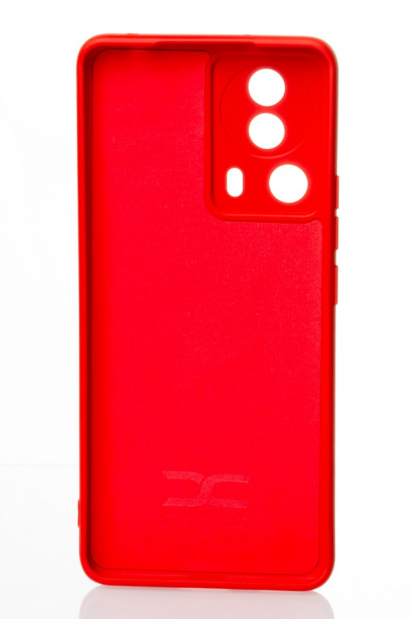 Силиконовый чехол SOFT Silicone Case для Xiaomi 13 Lite (без лого) красный