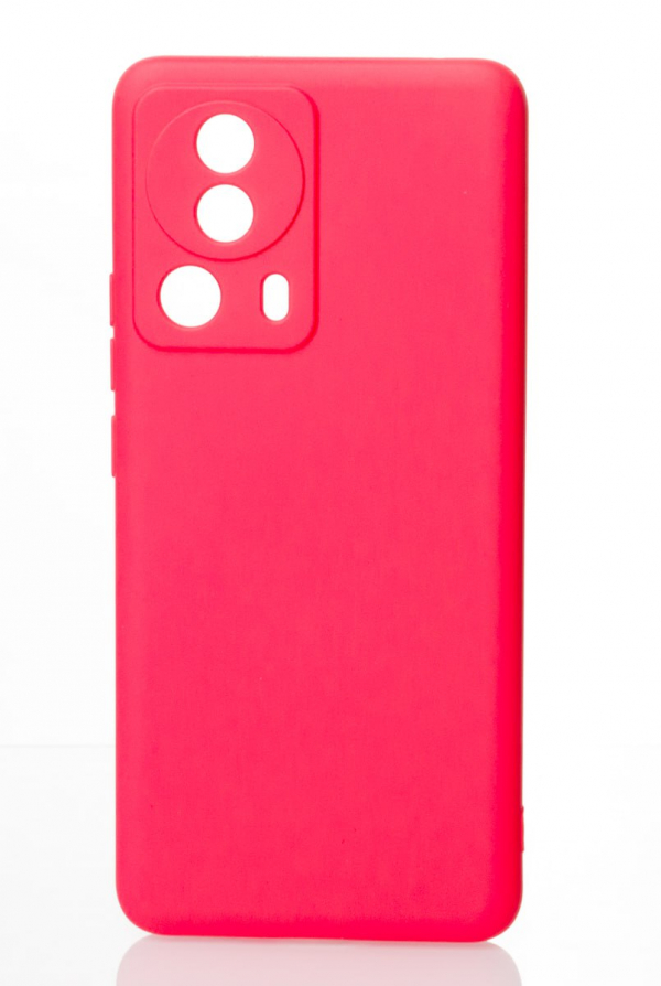 Силиконовый чехол SOFT Silicone Case для Xiaomi 13 Lite (без лого) малиновый