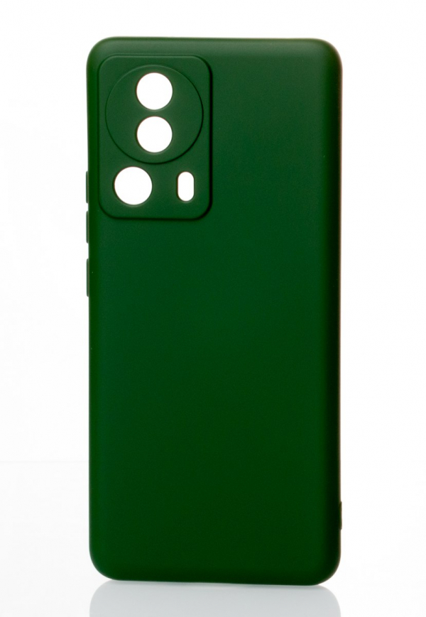 Силиконовый чехол SOFT Silicone Case для Xiaomi 13 Lite (без лого) темно-зеленый
