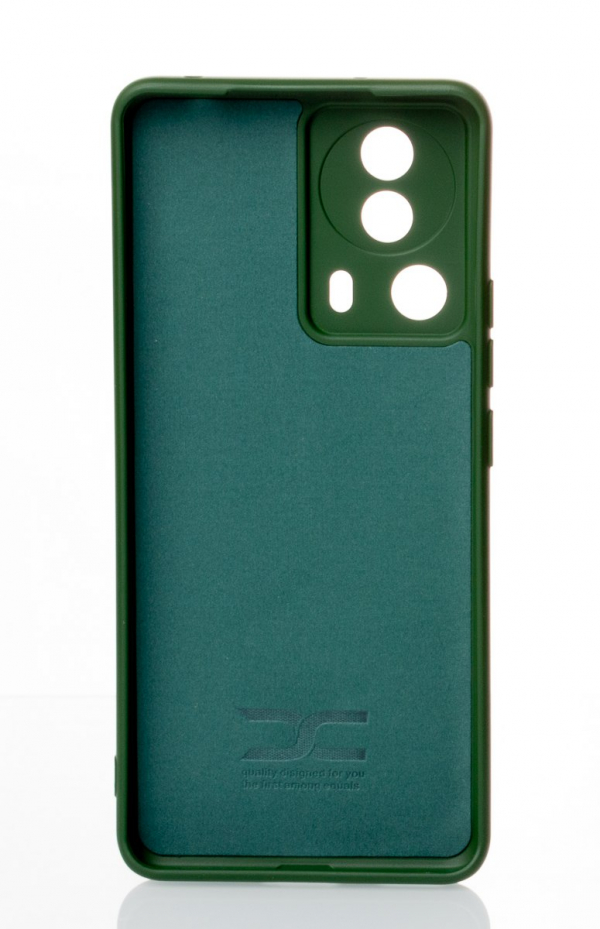 Силиконовый чехол SOFT Silicone Case для Xiaomi 13 Lite (без лого) темно-зеленый