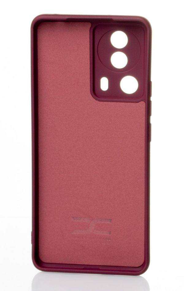 Силиконовый чехол SOFT Silicone Case для Xiaomi 13 Lite (без лого) бордовый
