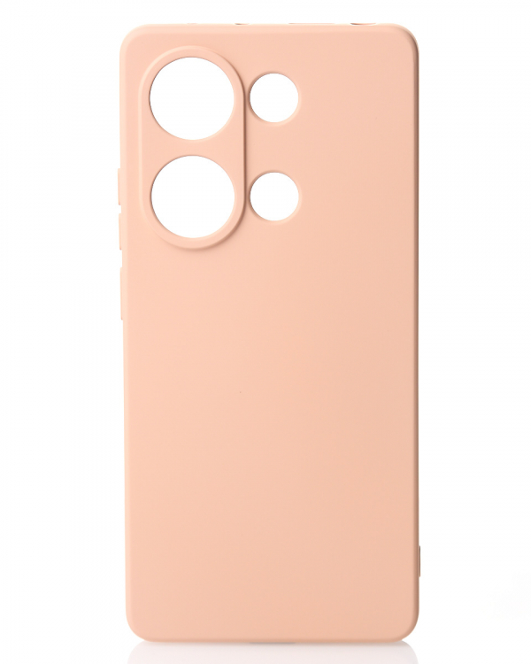 Силиконовый чехол SOFT Silicone Case для Xiaomi Redmi Note 13 Pro 4G (без лого) пудра