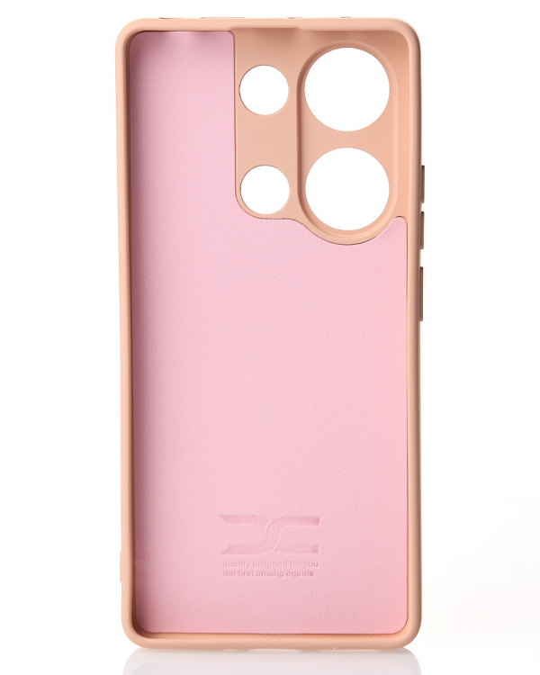 Силиконовый чехол SOFT Silicone Case для Xiaomi Redmi Note 13 Pro 4G (без лого) пудра