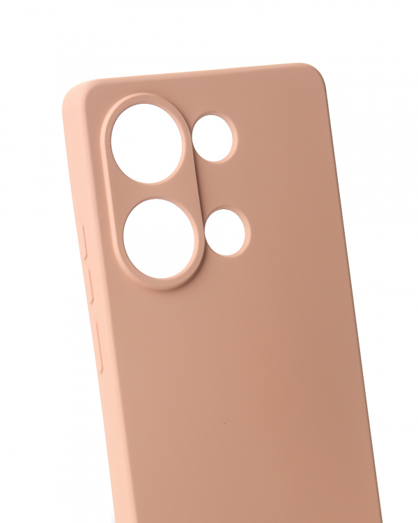 Силиконовый чехол SOFT Silicone Case для Xiaomi Redmi Note 13 Pro 4G (без лого) пудра