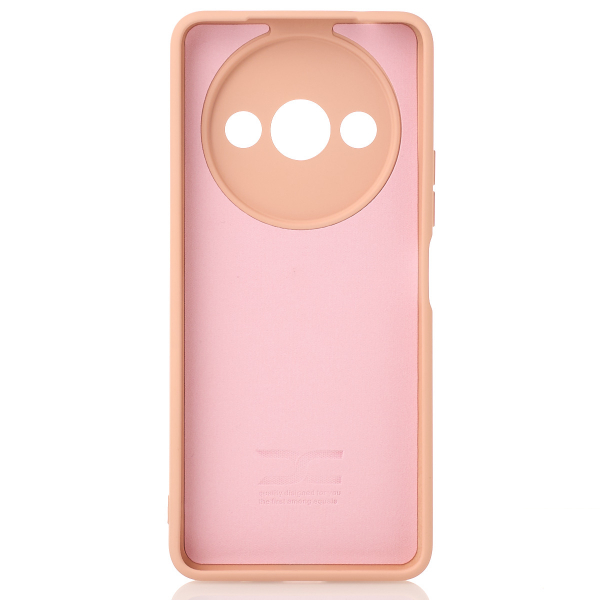 Силиконовый чехол SOFT Silicone Case для Xiaomi Redmi A3/ A3X/ Poco C61 (без лого) пудра