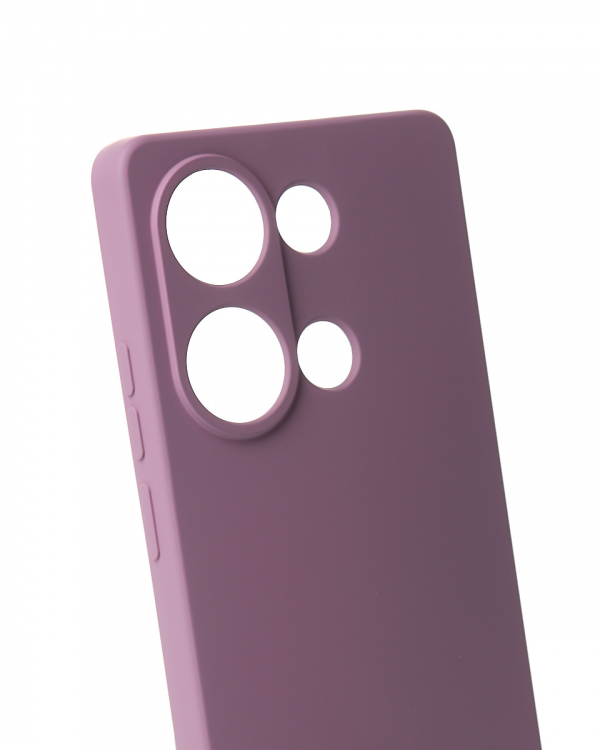 Силиконовый чехол SOFT Silicone Case для Xiaomi Redmi Note 13 Pro 4G (без лого) лаванда