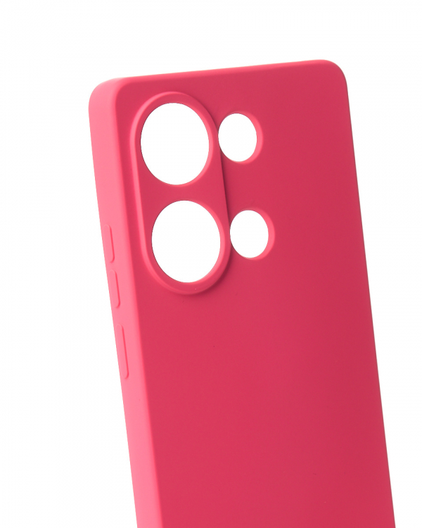 Силиконовый чехол SOFT Silicone Case для Xiaomi Redmi Note 13 Pro 4G (без лого) малиновый