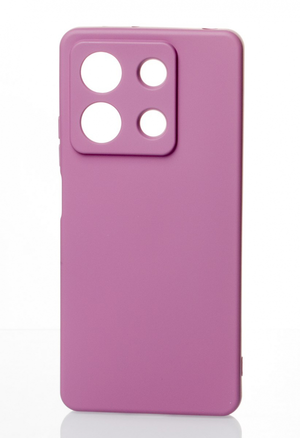 Силиконовый чехол SOFT Silicone Case для Xiaomi Redmi Note 13 4G (без лого) лаванда