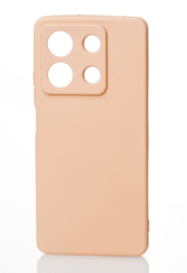 Силиконовый чехол SOFT Silicone Case для Xiaomi Redmi Note 13 4G (без лого) пудра