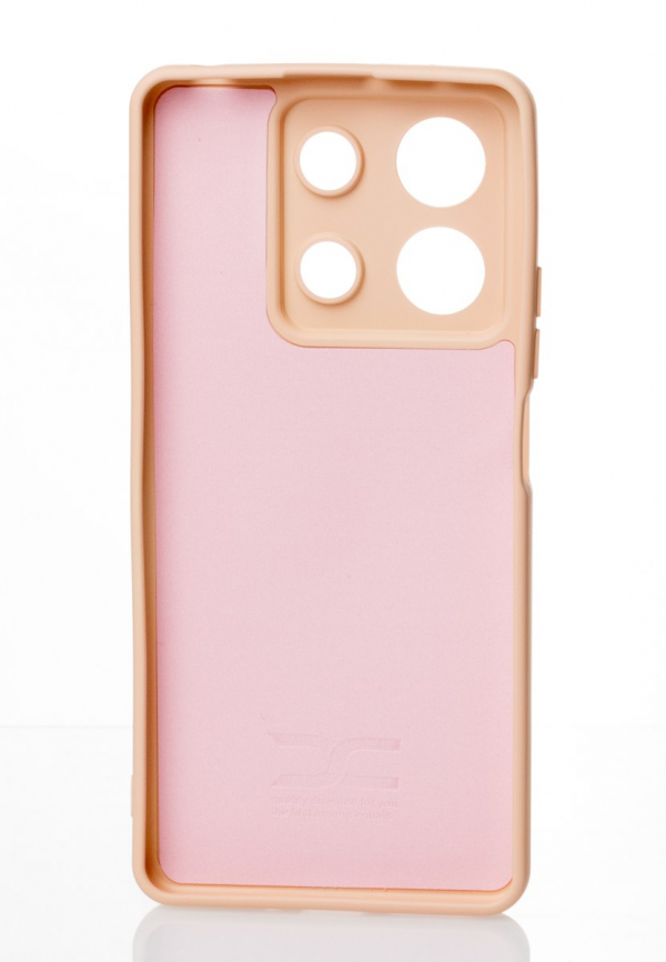 Силиконовый чехол SOFT Silicone Case для Xiaomi Redmi Note 13 4G (без лого) пудра