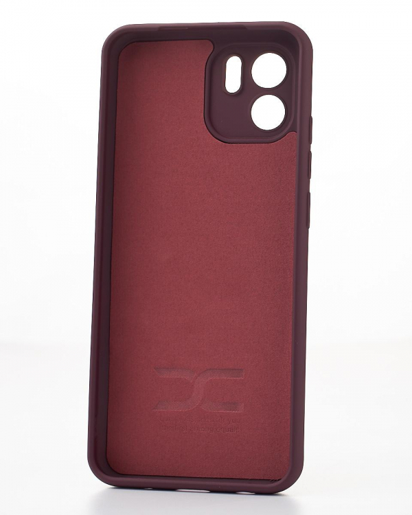 Силиконовый чехол SOFT Silicone Case для Xiaomi Redmi A1/A2 (без лого) бордовый