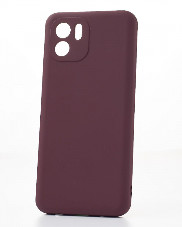 Силиконовый чехол SOFT Silicone Case для Xiaomi Redmi A1/A2 (без лого) бордовый