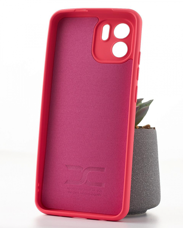 Силиконовый чехол SOFT Silicone Case для Xiaomi Redmi A1/A2 (без лого) малиновый