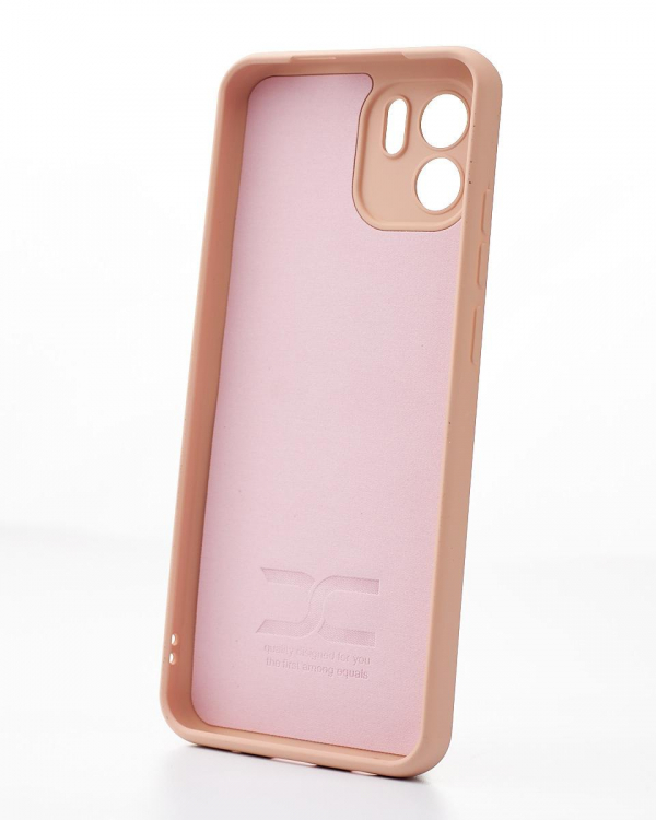 Силиконовый чехол SOFT Silicone Case для Xiaomi Redmi A1 (ТРИЗУБ) пудра