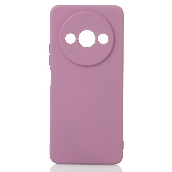 Силиконовый чехол SOFT Silicone Case для Xiaomi Redmi A3/ A3X/ Poco C61 (без лого) лаванда