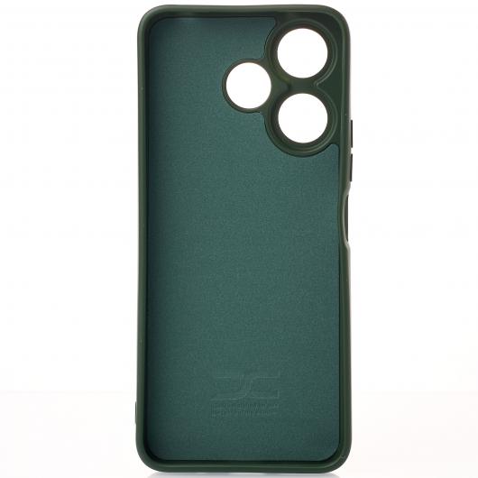 Силиконовый чехол SOFT Silicone Case для Xiaomi Redmi 13 (без лого) темно-зеленый