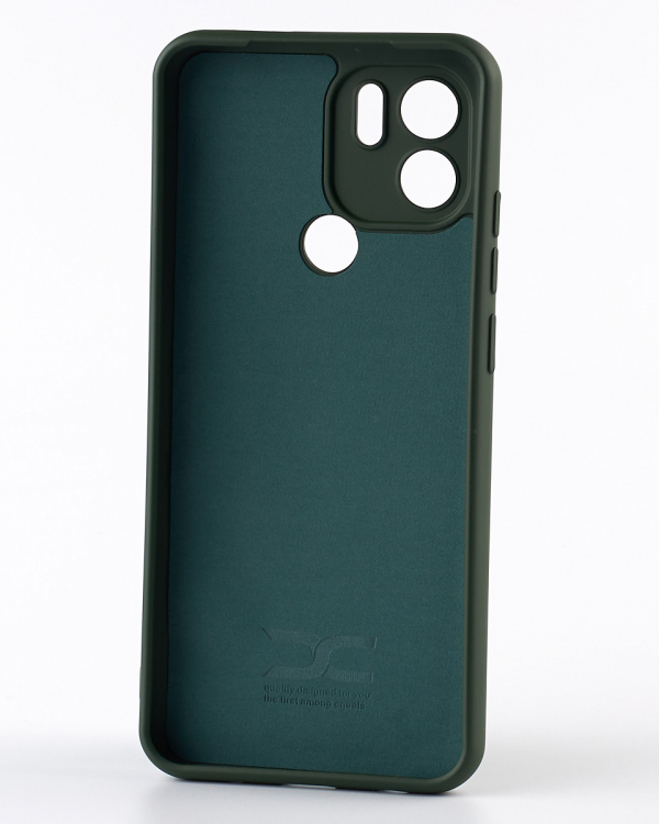 Силиконовый чехол SOFT Silicone Case для Xiaomi Redmi A2 Plus/A1 Plus (без лого) темно-зеленый