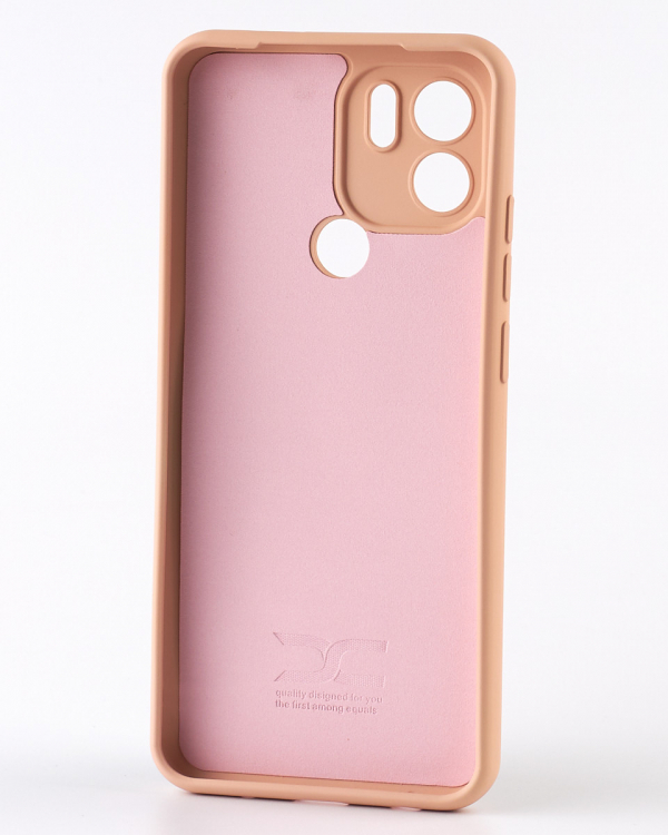 Силиконовый чехол SOFT Silicone Case для Xiaomi Redmi A2 Plus/A1 Plus (без лого) пудра