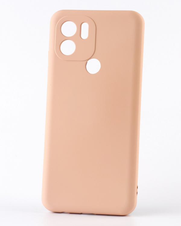 Силиконовый чехол SOFT Silicone Case для Xiaomi Redmi A2 Plus/A1 Plus (без лого) пудра