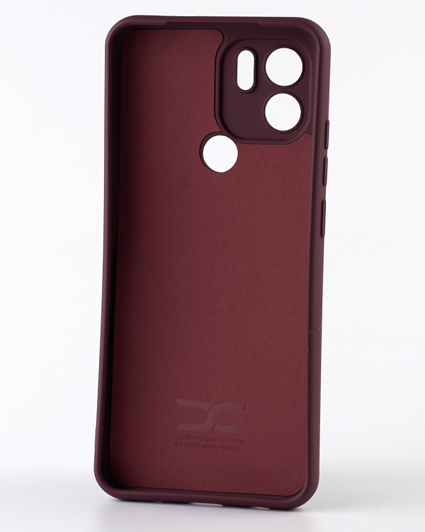 Силиконовый чехол SOFT Silicone Case для Xiaomi Redmi A2 Plus/A1 Plus (без лого) бордовый