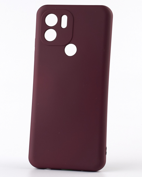 Силиконовый чехол SOFT Silicone Case для Xiaomi Redmi A2 Plus/A1 Plus (без лого) бордовый
