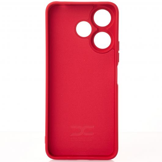 Силиконовый чехол SOFT Silicone Case для Xiaomi Redmi 13 (без лого) красный