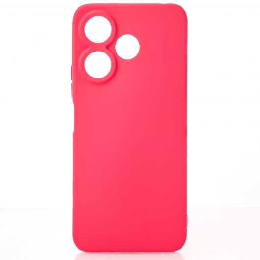 Силиконовый чехол SOFT Silicone Case для Xiaomi Redmi 13 (без лого) малиновый