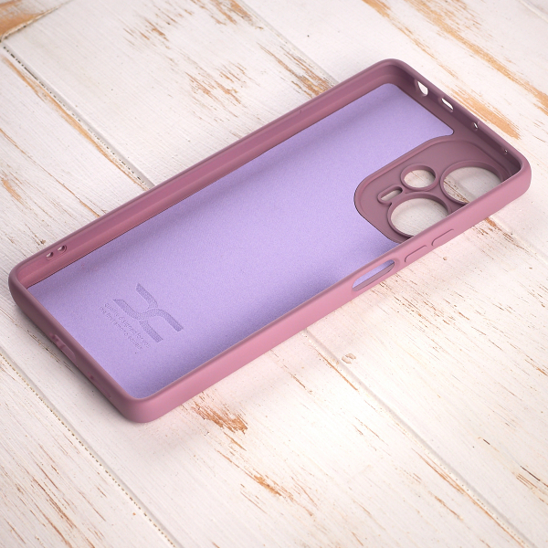 Силиконовый чехол SOFT Silicone Case для Xiaomi Poco F5 (без лого) лаванда