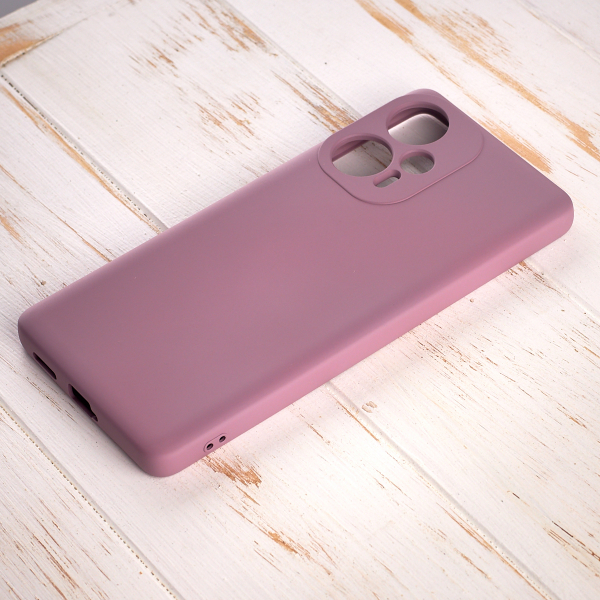 Силиконовый чехол SOFT Silicone Case для Xiaomi Poco F5 (без лого) лаванда