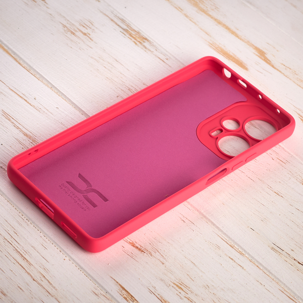 Силиконовый чехол SOFT Silicone Case для Xiaomi Poco F5 (без лого) малиновый