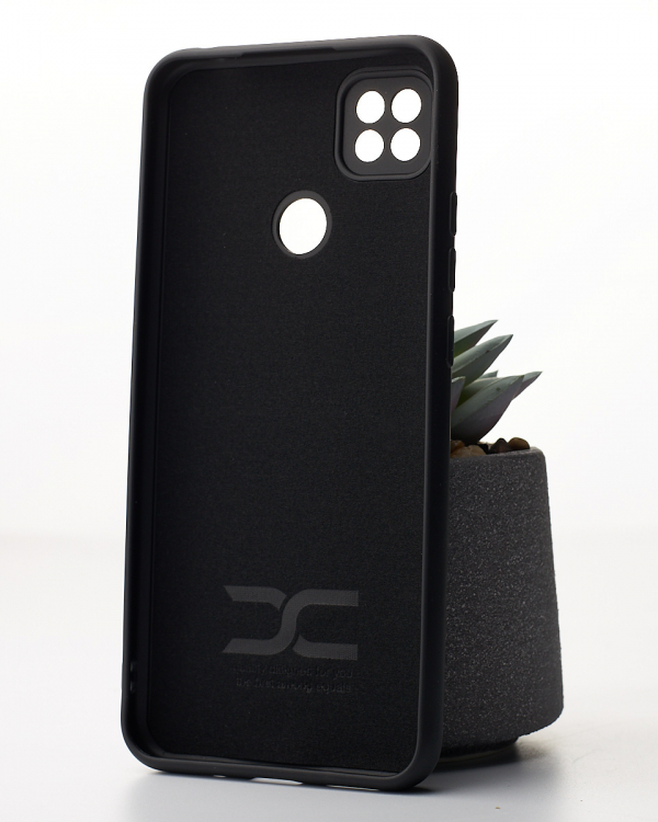 Силиконовый чехол SOFT Silicone Case для Xiaomi Redmi 10A (ТРИЗУБ) черный