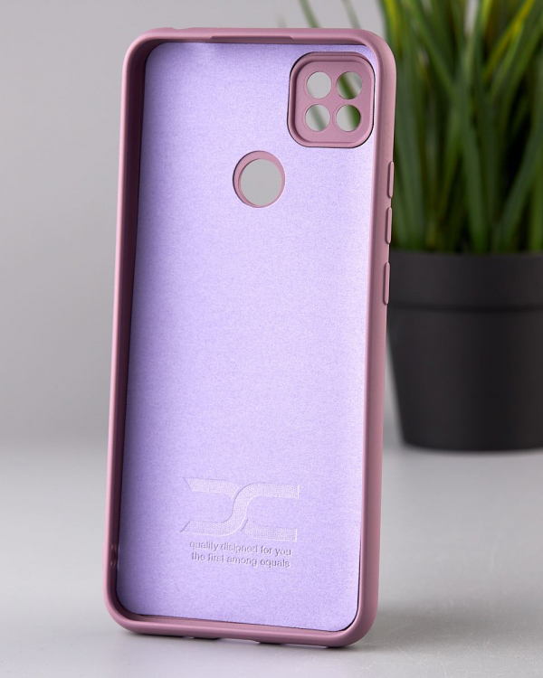 Силиконовый чехол SOFT Silicone Case для Xiaomi Redmi 10A (ТРИЗУБ) лаванда
